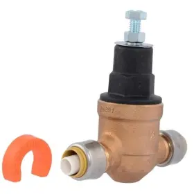 Pva08p-dsb-60 Reliance Worldwide Corporation Eb45 Sharkbite Pressure Regulating Valve With 1/2 Inch 60 Psi Poly Top
