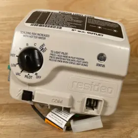 Wv8860b1350 Resideo Valve White For Natural Gas Powered Water Heater Control