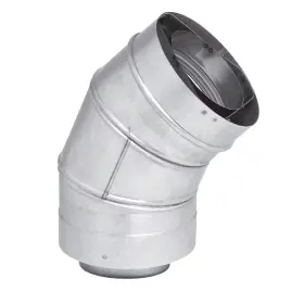 Rheem 313051621606 3 X 5 Inch Water Heater Part Stainless Steel Concentric Venting 45 Degree