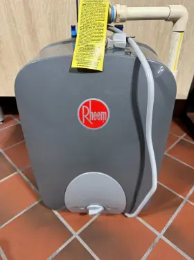 Rheem 445000110190 Minitank Water Heater Compact Point Of Use Electric 120 Volt 4 Gal