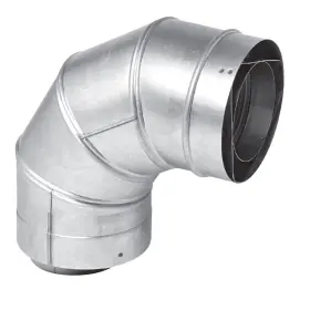 Rheem 445010514575 90-degree Elbow Stainless Concentric Venting 3 X 5 In Tankless Gas Water Heaters