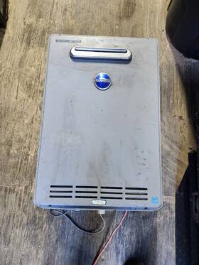 Rheem 95xlp-2 Tankless Water Heater 199 000 Btu Propane Gas Outdoor
