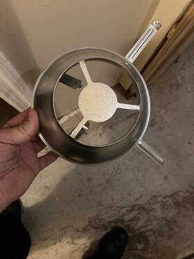 Rheem As36352-2h Oem Aos Smith Draft Vent Hood 5 Inch Gas Hot Water Heater Silver Us
