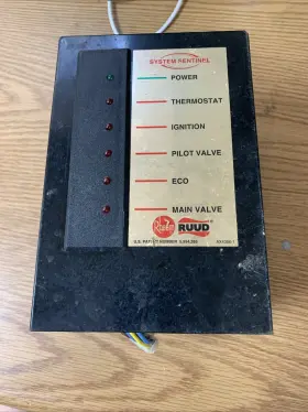 Ax4386-1 Rheem Ax4386-2 Ruud Gas Water Heater System Sentinel Control Panel See Pics