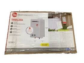 Rheem Ec0180xeln-3 Water Heater Performance Tankless With Minor Cosmetic Damage