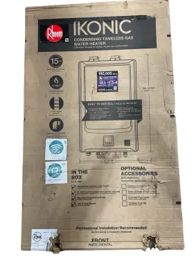 Ecohs180ip Rheem Ikonic Indoor Liquid Propane Tankless Water Heater Ob