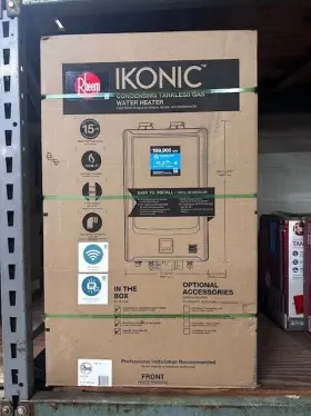 Ecohs200in Rheem Ikonic 11.2 Gpm Super High Effic. Natural Gas Tankless Heatr