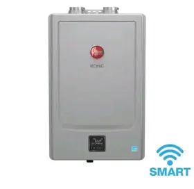 Ecohs200ip Rheem Propane Tankless Water Heater Indoor 11.2 Gpm High Efficiency