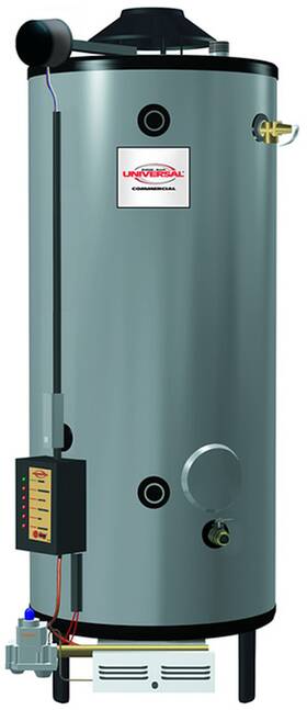 Rheem G85-300 Universal Gas Commercial Water Heater Natural 85 Gal 300kbtu