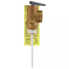 Rheem Protech 445033858809 3 1/4 Inch Standard Shank Water Heater Temperature And Pressure Relief Valve