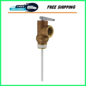 Sp12574 Rheem Protech 3 1/4 Inch Standard Shank Water Heater Temperature And Pressure Relief Valve