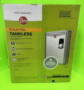 Retex-18 Rheem Performance 18kw 3.5 Gpm Electric Tankless Water Heatersold As Is