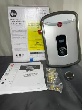 Rtex-08 Rheem Olive White Classic Series Electric Tankless Water Heater
