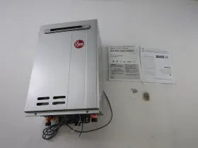 Rtg-84xlp-3 Rheem Non-condensing Outdoor Tankless Liquid Propane Water Heater 8.4 Gpm