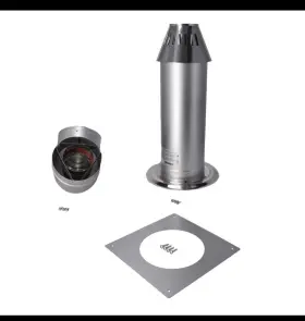 Rtg20291-1 Rheem Rtg20292-1 Protech 3 Inch /5 Concentric Direct Vent Horizontal Termination Kit New Rtg20291-1 Rheem Rtg20292-1 Protech 3 Inch /5 Concentric Direct Vent Horizontal Termination Kit New