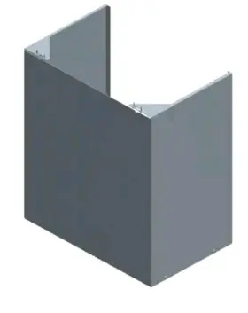 Rtg20330aj Rheem Outdoor Pipe Cover For Tankless Gas Water Heater #rtg20330aj/free Shipping