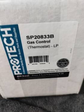 Rheem Sp20833b Gas Control Valve