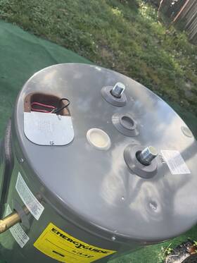 Rheem Xe26s06st38u1 26 Gal Electric Storage Tank Water Heater Gray Thermostat