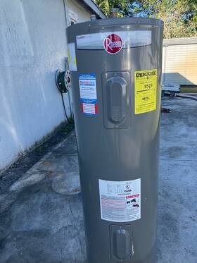 Rheem Xe50m06st45u1 Proe50-2-rh91 50-gallon Electric Water Heater 4500w 240v