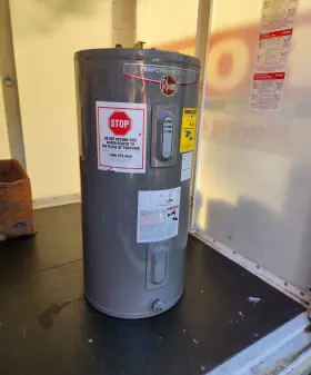 Xe50t09el55u1 Rheem Performance Plus 50 Gal Tall 5500w Double Element Electric Water Heater With Led