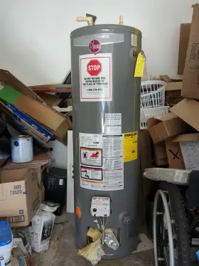 Xg40t06ec36u1 Rheem Performance Atmospheric Natural Gas Water Heater - 40 Gallon Gray