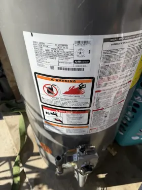 Xg50t06en38u1 Rheem 50-gallon Natural Gas Water Heater Reliable Powerful And Built To Last