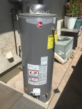 Xg50t06he40u0 Rheem Xg50t06he4ouo Water Heater Used In Excellent Condition Nat Gas #xg50t06he40u0 Pikuponly