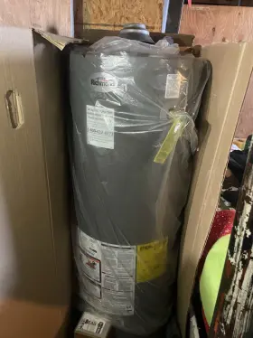 6g40-36f3 Richmond 40 Gal Lp Propane Gas Storage Tank Water Heater Gray