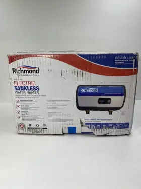 Rmtex-04 Richmond Electric Tankless Water Heater 3.5kw New Open Box 219