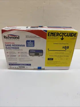 Rmtex-06t Richmond Electric Tankless Water Heater 240v 6.5kw