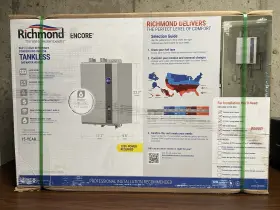 Rmtgh95dvelp-3 Richmond 199 900 Btu Condensing Tankless Instant Water Heater Propane