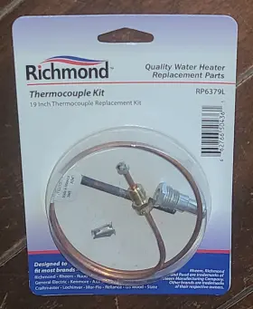 Rp6379l Richmond 19 Inch Thermocouple Kit -water Heaters Replacement Parts- Item #rp6379l