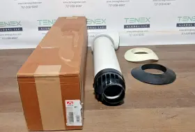223186pp Rinnai Horizontal Tankless Water Heater Condensing Termination White C4
