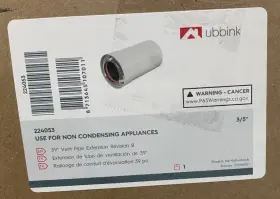 224053-al29-4c Rinnai 39 Inch Plastic Vent Pipe Extension