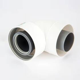 Rinnai 229230npp Condensing Vent Elbow 90-degree 2 Inch X 4