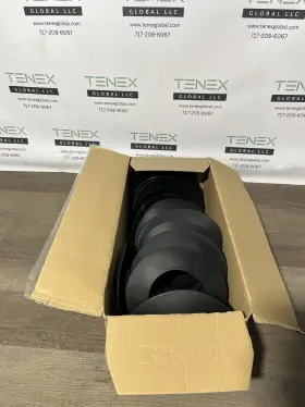 710602 Rinnai Rubber Wall Plate Lot Of 18 Black C-29 #0464