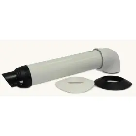 Rinnai 713645176642 21 Inch Plastic Universal Non-condensing Horizontal Vent Termination Kit