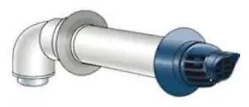 223174pp Rinnai 713645212883 8.7 Inch Long Horizontal Termination Kit For Condensing Tankles