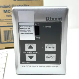 Mc-91-s Rinnai 766156002137 New Tankless Water Heater Controller - Silver