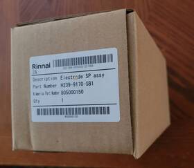 Rinnai 805000150 Electrode Flame Rod Assy Boiler Plus Part H239-9170-sb1