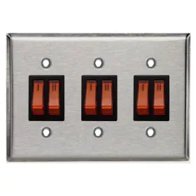 903000008 Rinnai Triple Switch-plate Assembly - 2 Stage Patio
