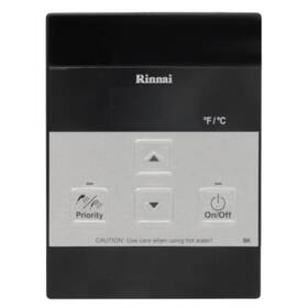 Rinnai Mc-601-bk Digital Temperature Controller Wired Black