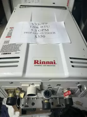 Reu-am1620wd-us-p Rinnai V53dep Dented Outdoor Tankless Water Heater Propane Gas 120k Btu