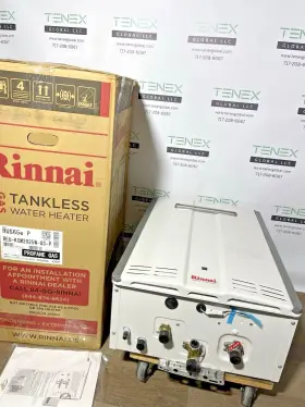 Reu-kcm2025w-us Rinnai Rus65ep Outdoor Tankless Water Heater 130k Btu Propane Gas E-21 #0580