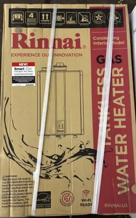 Reu-np3237ff-us Rinnai Rsc199in Indoor Tankless Water Heater Natural Gas 199k Btu