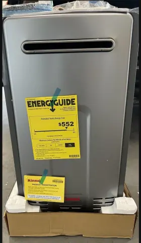 Rl75ep Rinnai Tankless Water Heater