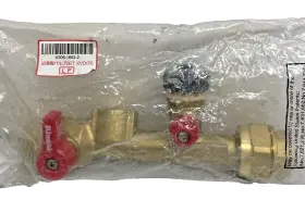 U306-1852-2x01 Rinnai New No Box Matsui Lead-free Isolation Valve U306-1852-2