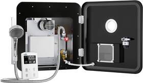 Riwory 313105348367 65 000 Btu Rv Tankless Water Heater Propane With 18x18 Door 3.9 Gpm On Deman