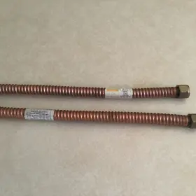 C7800 Robert Mfg Co 2 - 18 Inch Water Heater Corrugated Copper Connector 7/8 O D Model