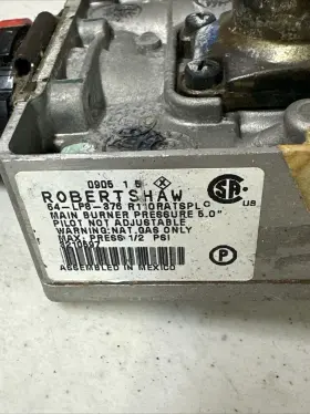 3210597 Robertshaw Water Heater Gas Valve 321597